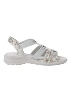 Jana Sandalias De Cuña - Grey Flower -Zapato Tienda 02fba9e91e8c42049feff3c511429246