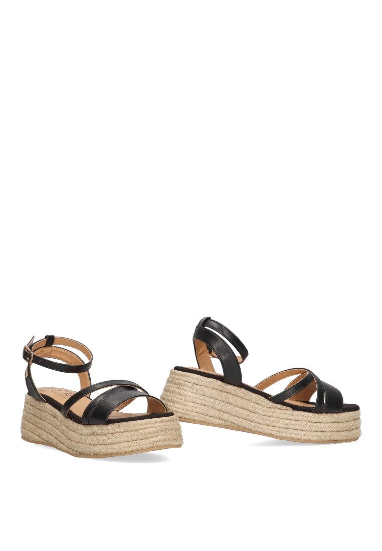 Noronha - Sandalias De Cuña - Black 6 Noronha - Sandalias De Cuña - Black - Imagen 4