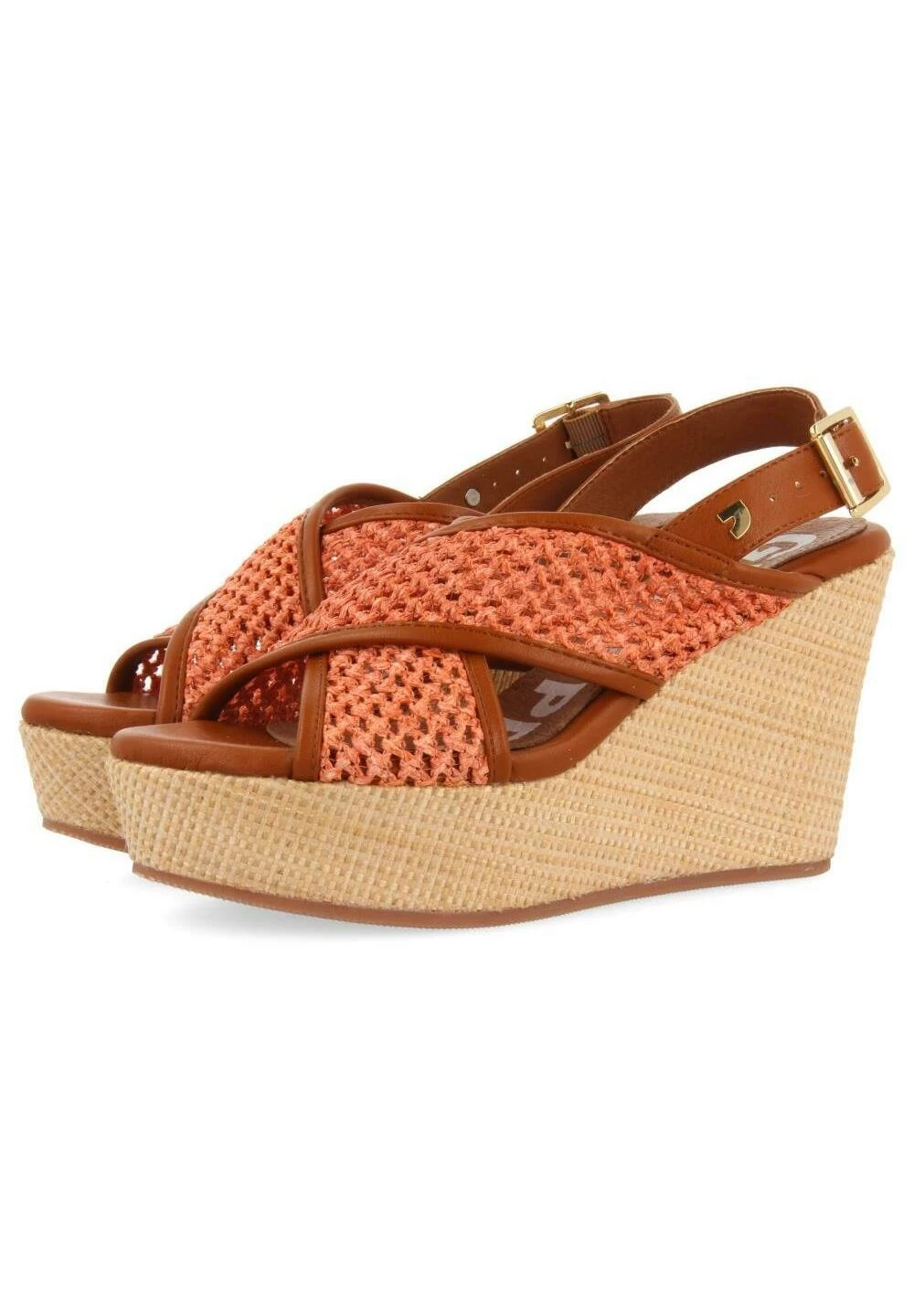 Gioseppo RejillaBus - Sandalias De Cuña - Coral 4 Gioseppo RejillaBus - Sandalias De Cuña - Coral - Imagen 2