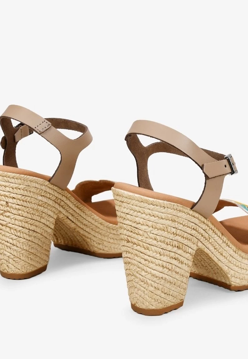 Sandalias De Tacón - Taupe 5 Sandalias De Tacón - Taupe - Imagen 3