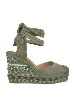 Alma En Pena Gomez - Sandalias De Cuña - Verde