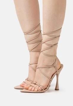 Sandalias De Tacón - Beige