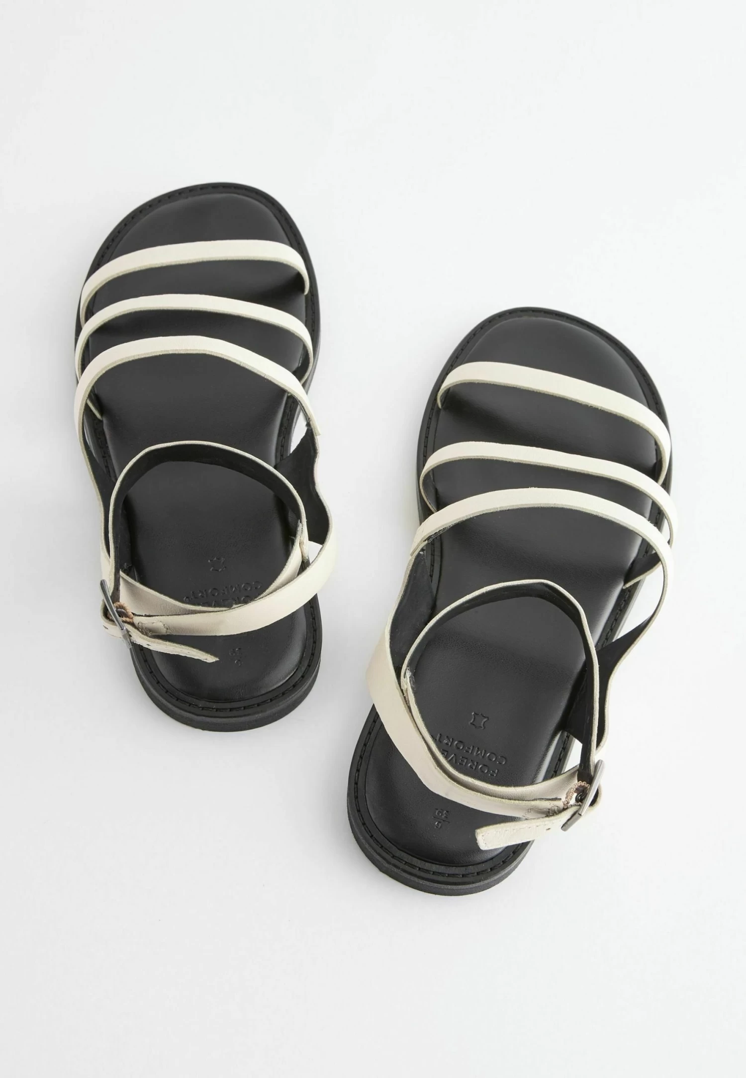 Next Forever Comfort Simple With Ankle Strap St - Sandalias - Bone 9 Next Forever Comfort Simple With Ankle Strap St - Sandalias - Bone - Imagen 7