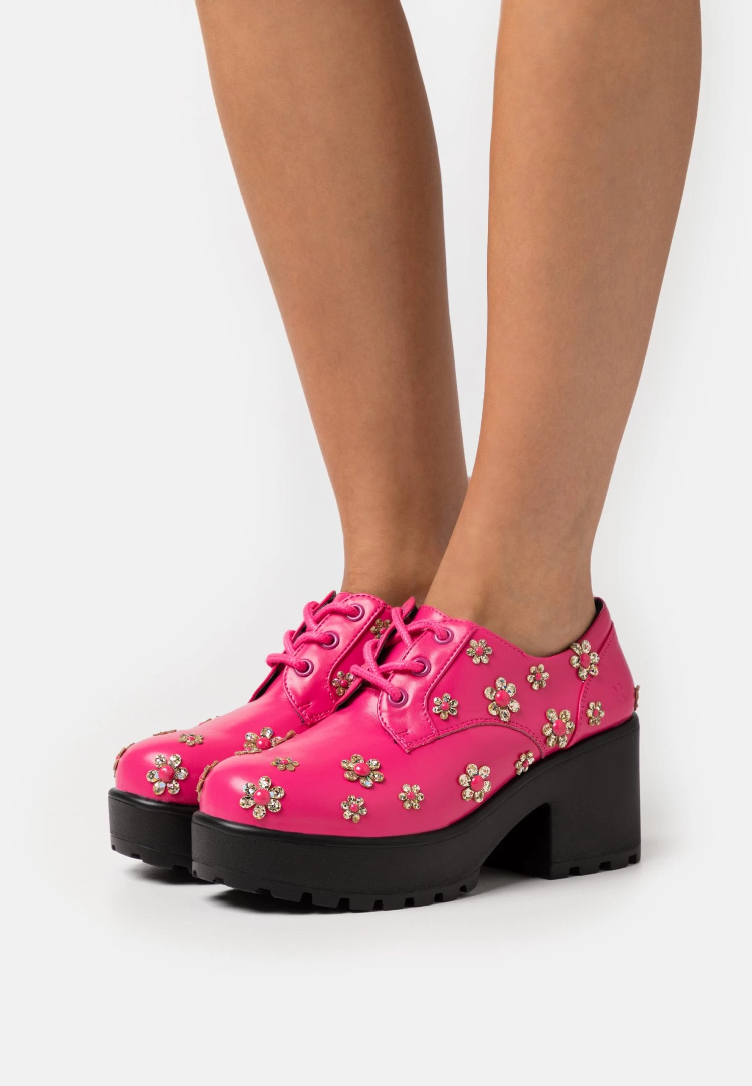 KOI FOOTWEAR A Stolen Bloom Flower Shoes - Zapatos De Salón Con Cordones - Pink 3 KOI FOOTWEAR A Stolen Bloom Flower Shoes - Zapatos De Salón Con Cordones - Pink