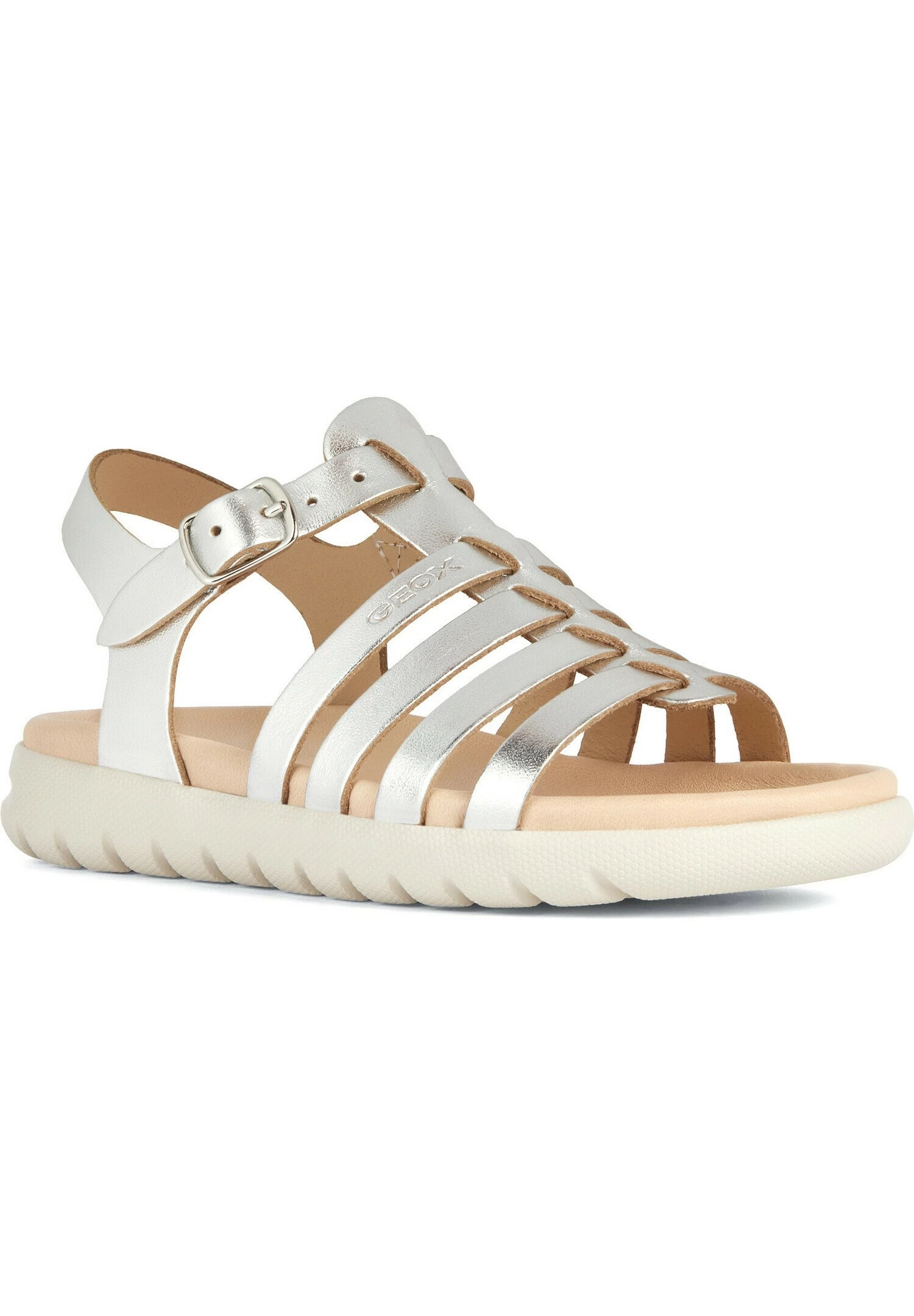 Geox Soleima Gir - Sandalias De Senderismo - Silver 4 Geox Soleima Gir - Sandalias De Senderismo - Silver - Imagen 2