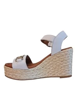 Libo - Sandalias De Cuña - Blanca