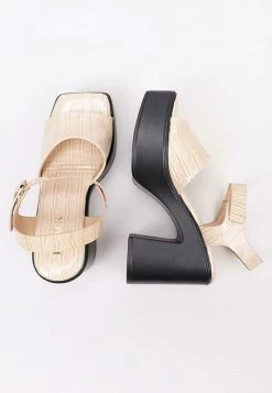 Varnished - Sandalias De Tacón - Beige 10 Varnished - Sandalias De Tacón - Beige -Zapato Tienda 3041d1ddeb714703bd21126c3f363f90