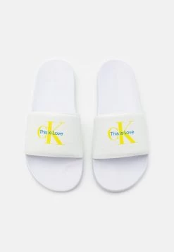 Calvin Klein Jeans Cap Pride 23 Logo - Sandalias Planas - White 11 Calvin Klein Jeans Cap Pride 23 Logo - Sandalias Planas - White -Zapato Tienda 30bda779b0a04d84b309fbef679be214