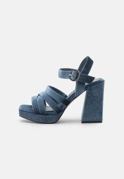 MAX & Co. Diva - Sandalias Con Plataforma - Blu Marino
