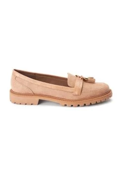 Next Forever Comfort Detail Cleated Extra Wide- Mocasines - Camel