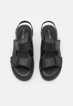 Pier One Leather- Sandalias - Black 13 Pier One Leather- Sandalias - Black -Zapato Tienda 416cf047752b46fead206d52841da020