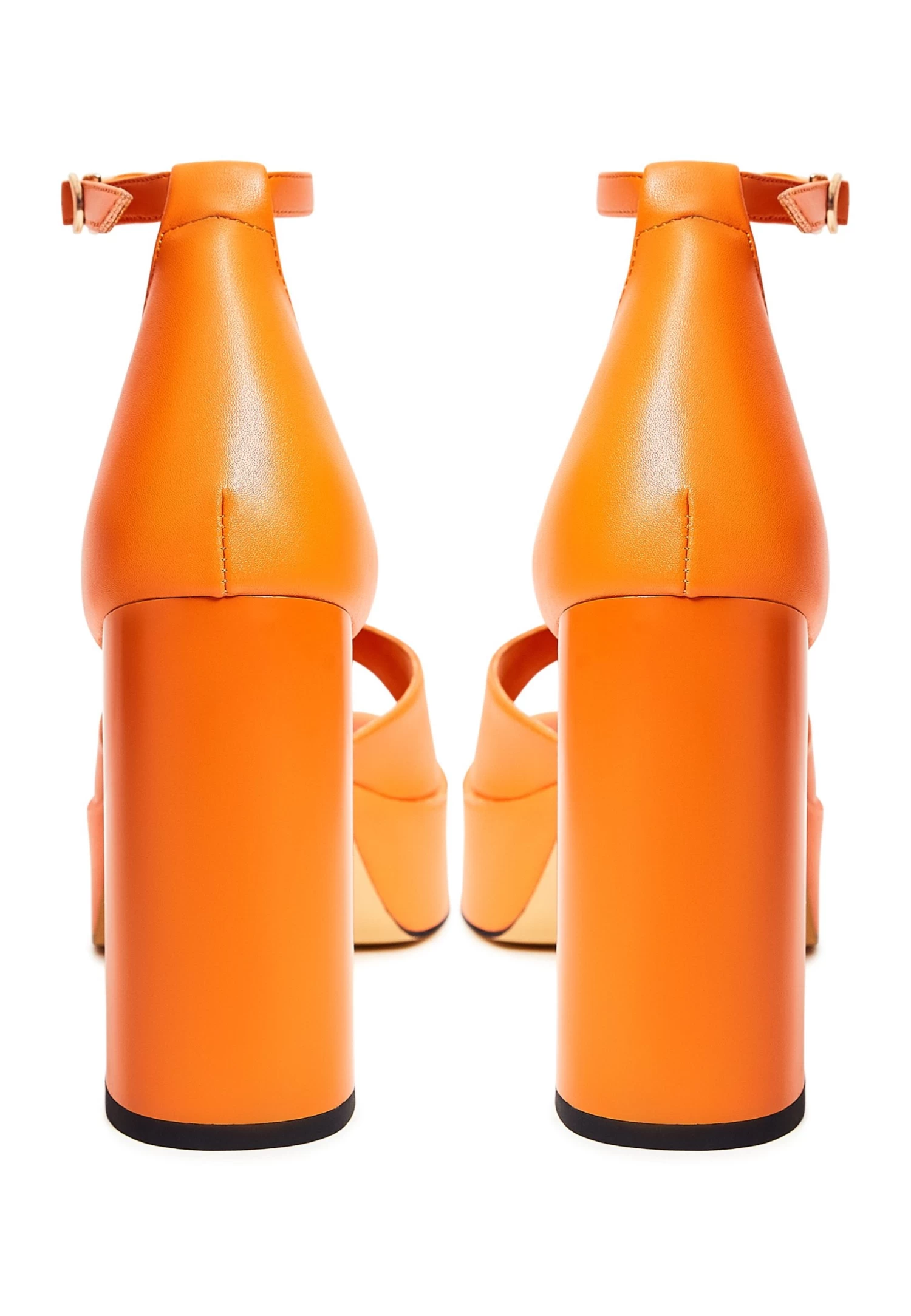 Sandalias Con Plataforma - Orange 10 Sandalias Con Plataforma - Orange - Imagen 8