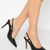 Sling Back Court - Zapatos Altos - Black -Zapato Tienda 4a193b9b4a7841aa809e600be2c2503e
