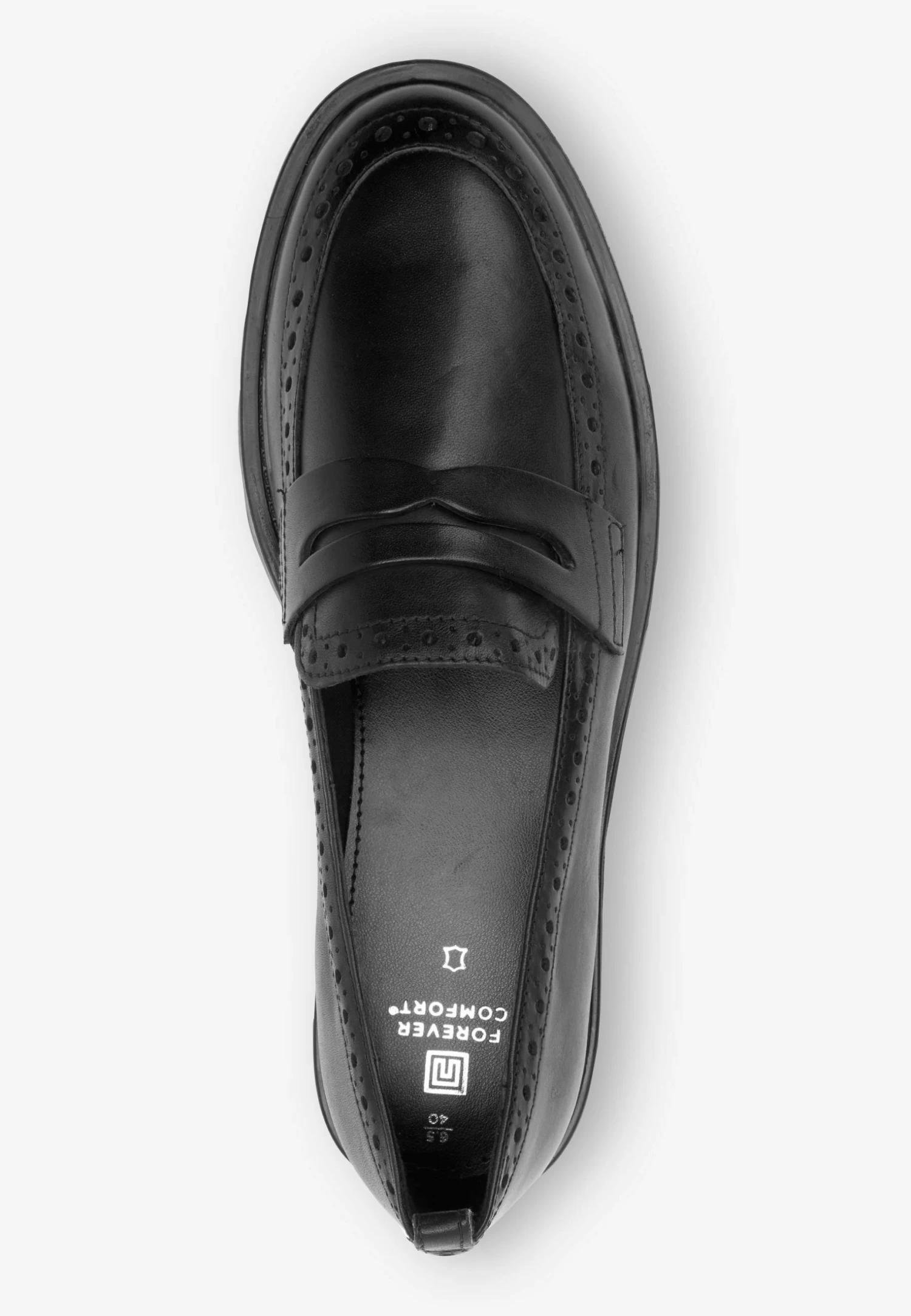 Next Forever Comfort® Brogue Detail Standard - Mocasines - Black 5 Next Forever Comfort® Brogue Detail Standard - Mocasines - Black - Imagen 3