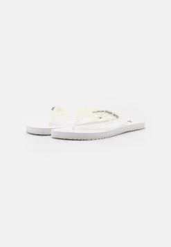 Calvin Klein Jeans Beach Logo - Sandalias De Dedo - White 11 Calvin Klein Jeans Beach Logo - Sandalias De Dedo - White -Zapato Tienda 4dc0d49402db4c4b8cccdd32e707fc25