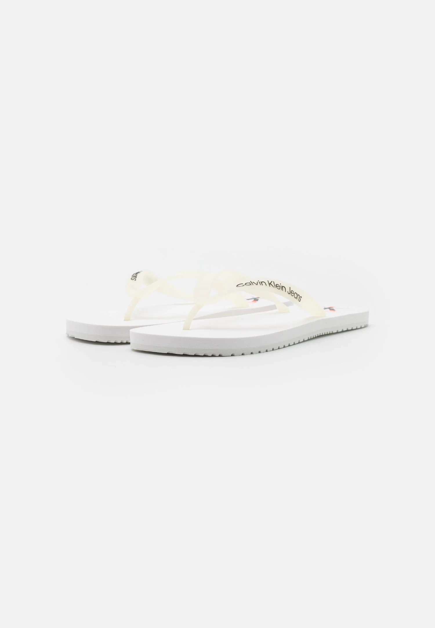 Calvin Klein Jeans Beach Logo - Sandalias De Dedo - White 6 Calvin Klein Jeans Beach Logo - Sandalias De Dedo - White - Imagen 4