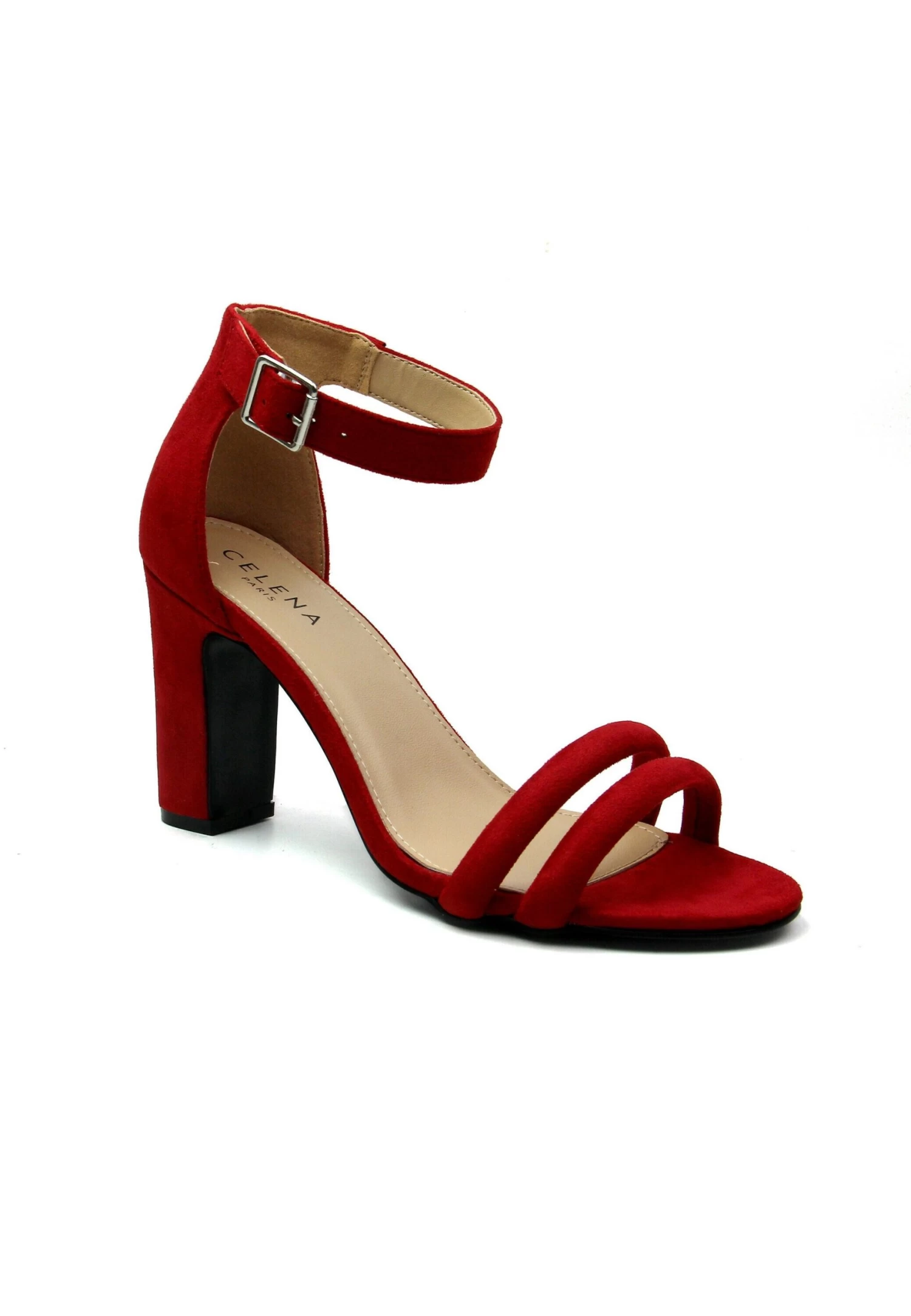 Block Heel Chelsie - Sandalias De Tacón - Red 7 Block Heel Chelsie - Sandalias De Tacón - Red - Imagen 5