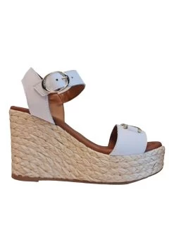 Libo - Sandalias De Cuña - Blanca 11 Libo - Sandalias De Cuña - Blanca -Zapato Tienda 59ac39ae996f421e9c82e377d28a46f6