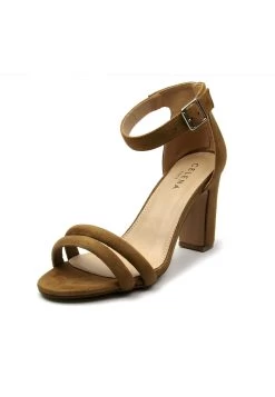Block Heel Chelsie - Sandalias De Tacón - Camel -Zapato Tienda 5f45c564ee2c4b10827f3ca95d7c5eec