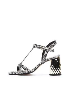 Audrey- Sandalias De Tacón - Black