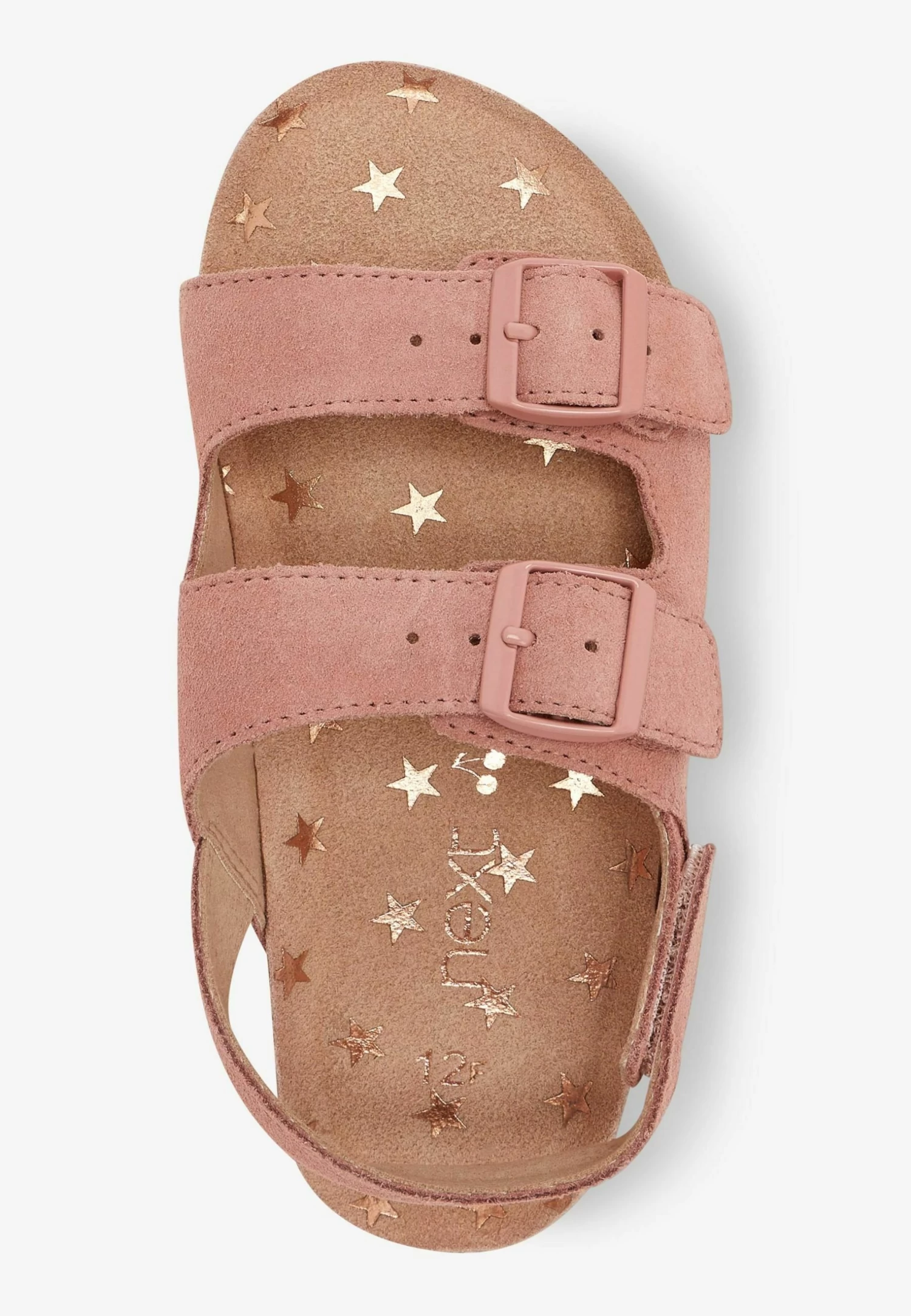 Next Double Buckle Corkbed - Sandalias Planas - Pink Suede 5 Next Double Buckle Corkbed - Sandalias Planas - Pink Suede - Imagen 3