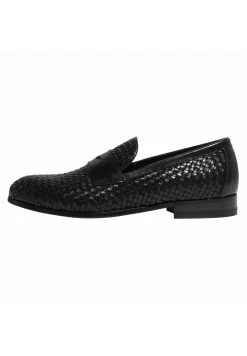 Delfina- Mocasines - Black Calf