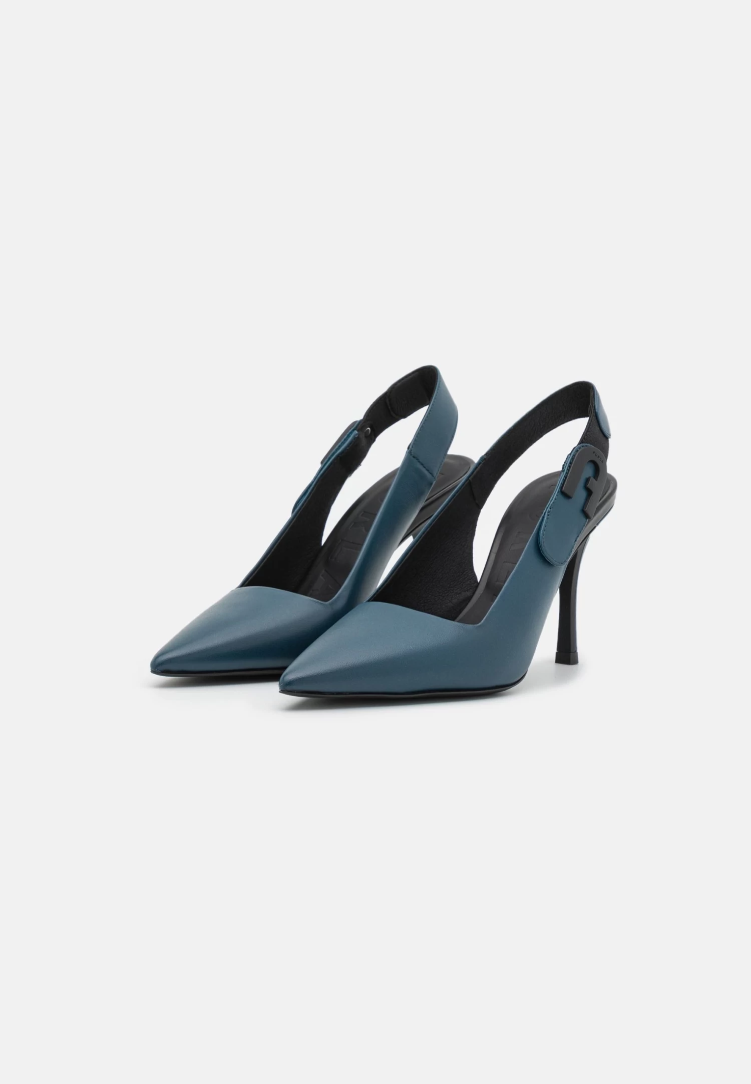 Furla Sign Slingback - Tacones - Blue 5 Furla Sign Slingback - Tacones - Blue - Imagen 3