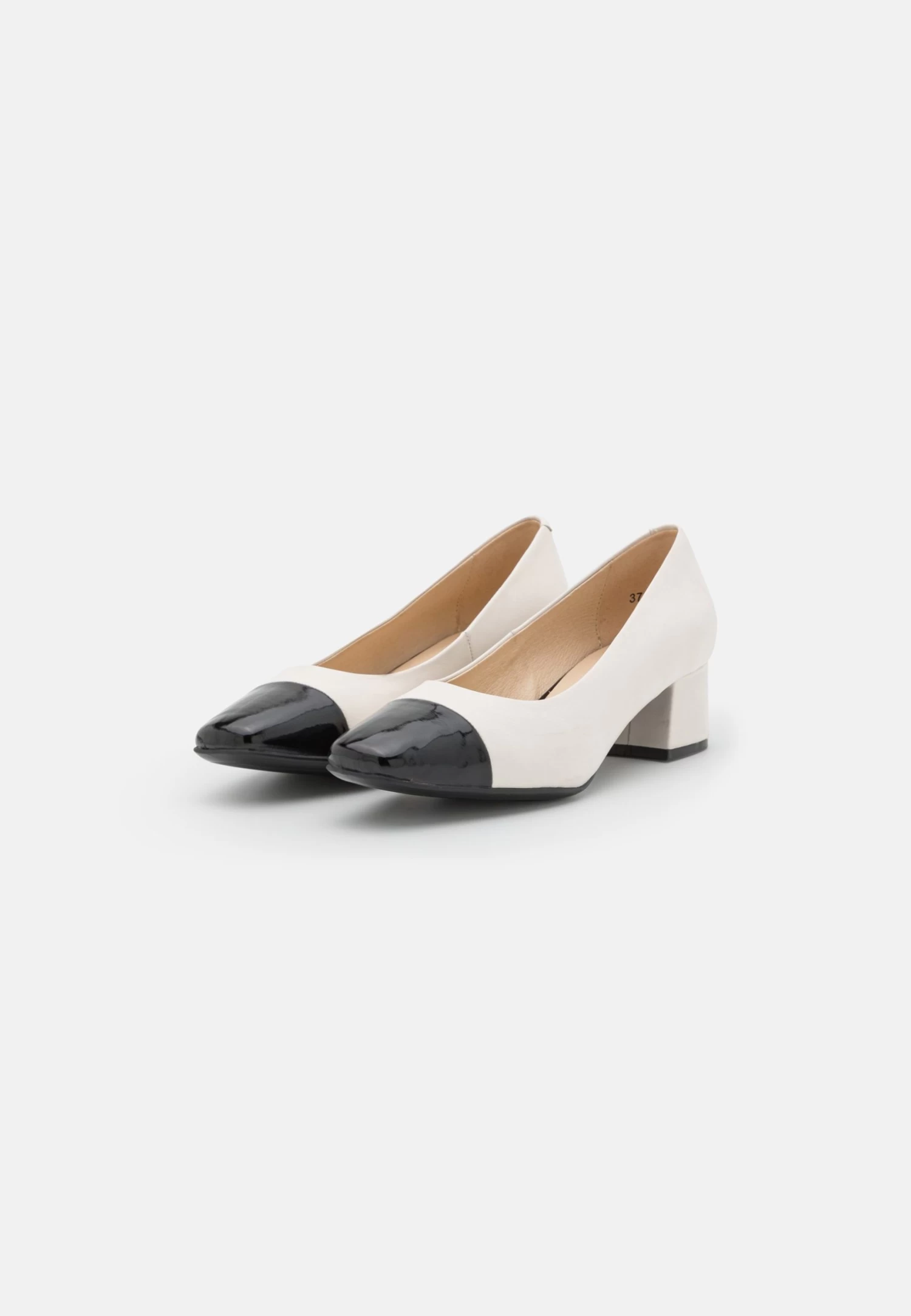 Caprice Tacones - Offwhite/Black 5 Caprice Tacones - Offwhite/Black - Imagen 3