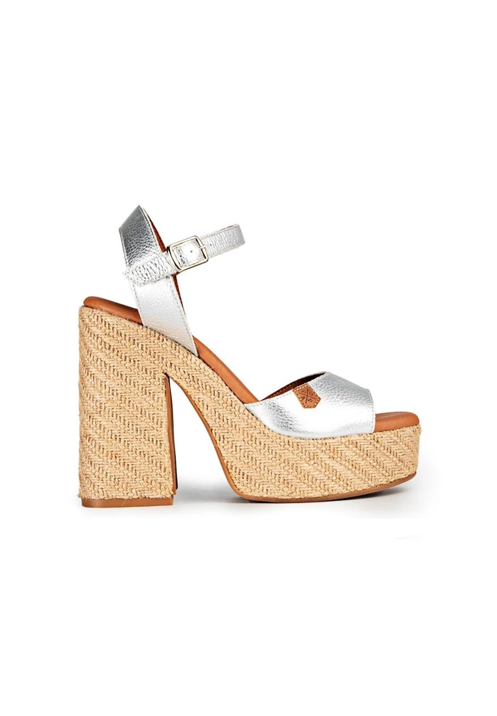 Monsul Laminado - Sandalias De Tacón - Plata 3 Monsul Laminado - Sandalias De Tacón - Plata