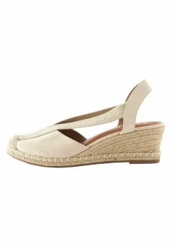 Next Forever Comfort Elastic Closed Toe Regular Wide Fit - Cuñas - Neutral