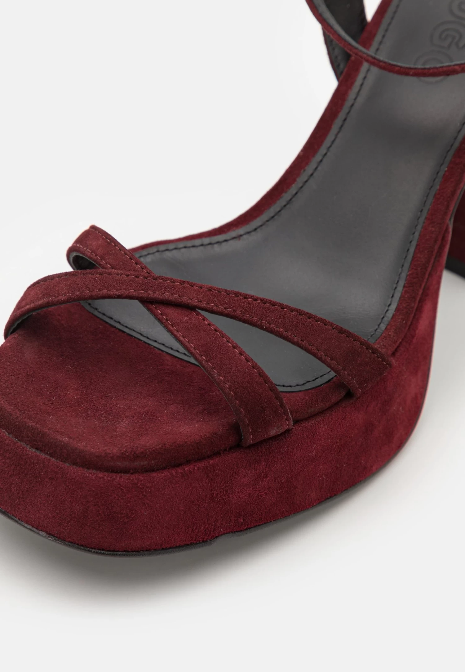 Hugo Vicky- Sandalias Con Plataforma - Dark Red 9 Hugo Vicky- Sandalias Con Plataforma - Dark Red - Imagen 7