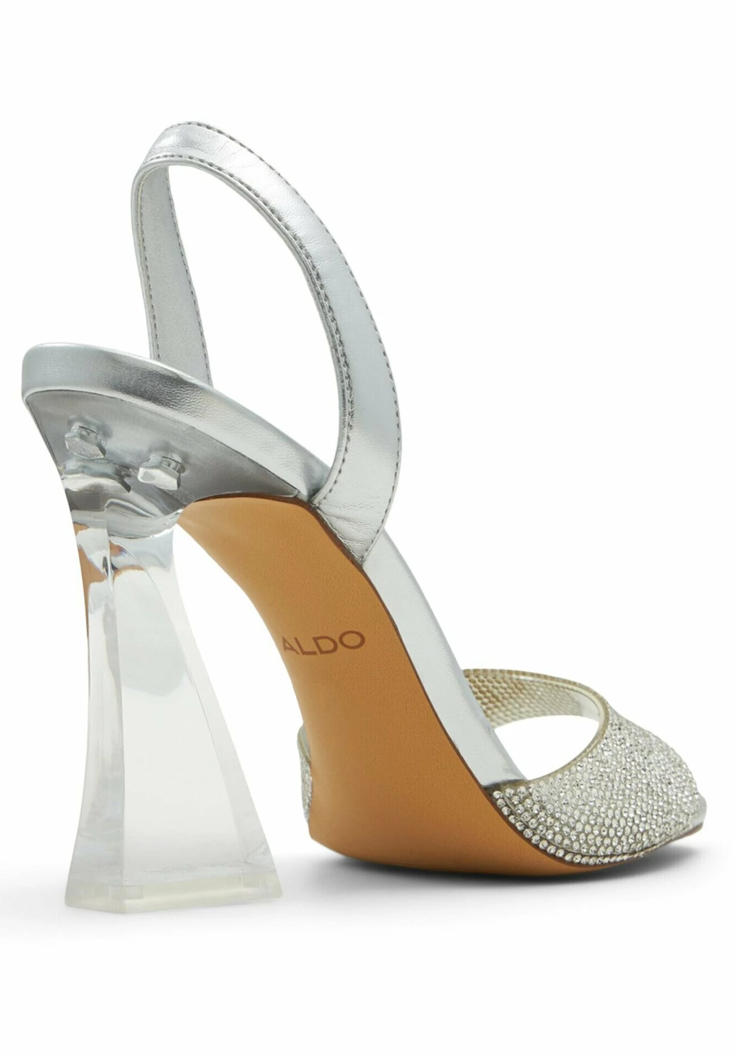 Aldo Sling Back Gienna - Sandalias De Tacón - Silver 6 Aldo Sling Back Gienna - Sandalias De Tacón - Silver - Imagen 4