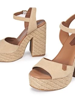 Arena - Sandalias Con Plataforma - Arena 9 Arena - Sandalias Con Plataforma - Arena -Zapato Tienda 7f4f664193144f4ca7664a78b959a2fd