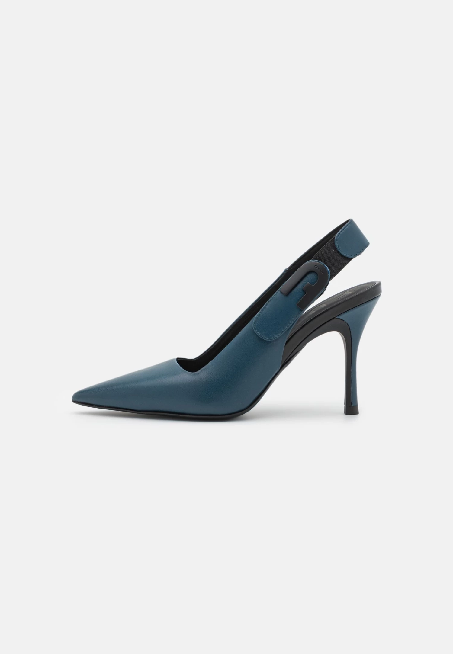 Furla Sign Slingback - Tacones - Blue 4 Furla Sign Slingback - Tacones - Blue - Imagen 2