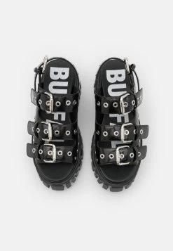 Buffalo Vegan Lion Hard - Sandalias Con Plataforma - Black 13 Buffalo Vegan Lion Hard - Sandalias Con Plataforma - Black -Zapato Tienda 820778ae332d45558bea15909f95c177