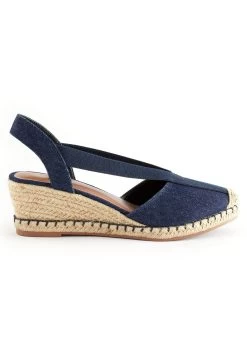 Next Forever Comfort Elastic Closed Toe - Cuñas - Navy Blue
