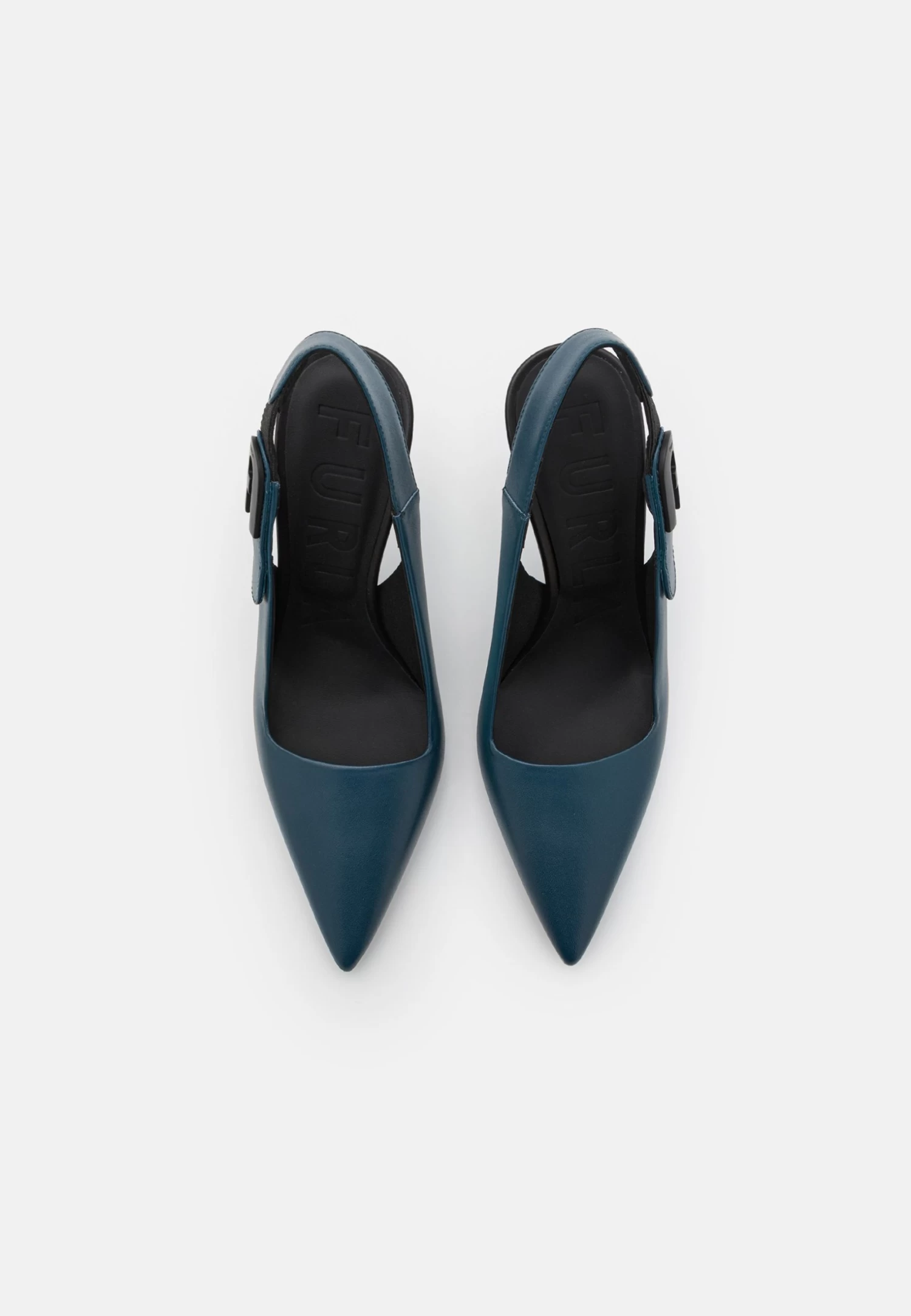 Furla Sign Slingback - Tacones - Blue 7 Furla Sign Slingback - Tacones - Blue - Imagen 5