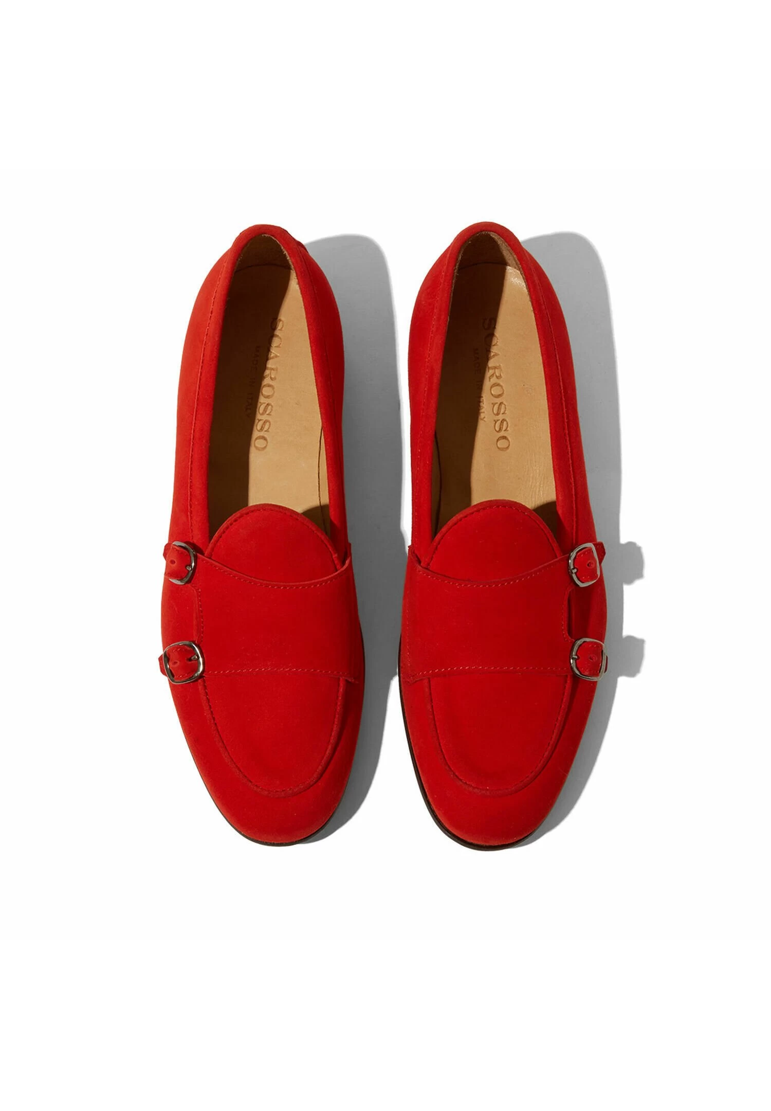 Scamosciata - Mocasines - Red Suede Leather 3 Scamosciata - Mocasines - Red Suede Leather
