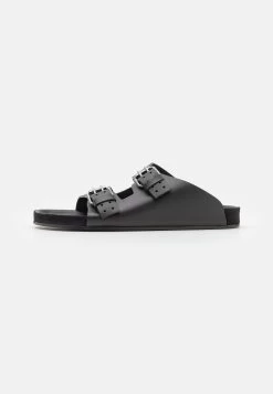 THE KOOPLES Chaussures - Sandalias Planas - Black