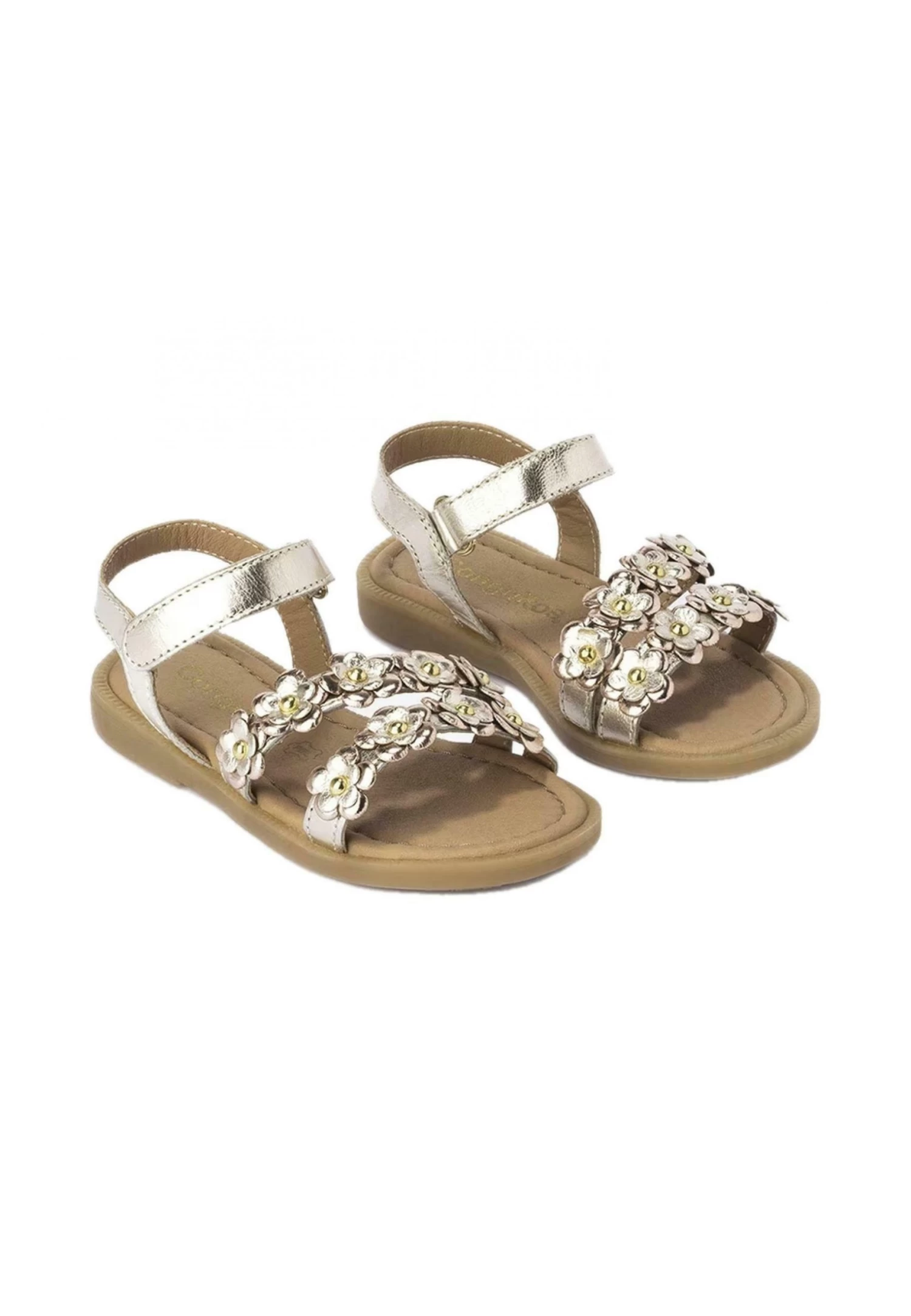 Abierta Flores - Sandalias - Bronce 4 Abierta Flores - Sandalias - Bronce - Imagen 2