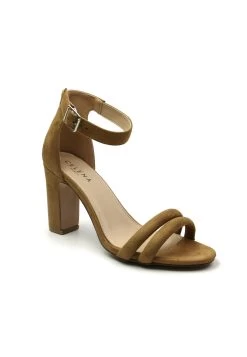 Block Heel Chelsie - Sandalias De Tacón - Camel -Zapato Tienda 961ac5d974e24fe6bf353f98be11241a