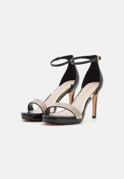 Buffalo Monroe 2 - Sandalias De Tacón - Black/Gold -Zapato Tienda 9ae95ce3b5e040ee8f15d5c07343b8ab