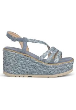 Alma En Pena Luro - Sandalias De Cuña - Azul