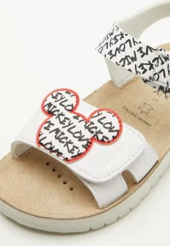 Geox Disney Mickey Mouse Sandal Costarei - Sandalias - White/Black -Zapato Tienda 9e494a8c4cc94a33aacc8f1671f8b556
