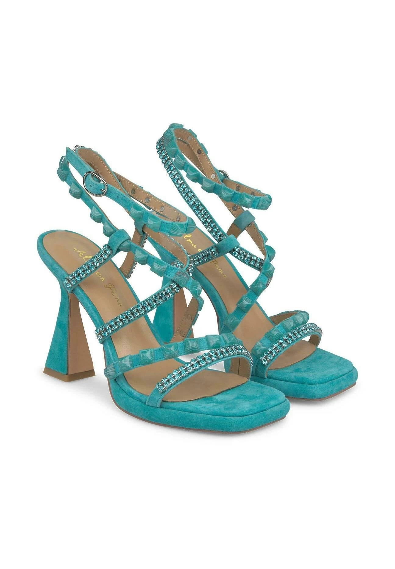 Alma En Pena Dougall - Sandalias De Tacón - Azul 4 Alma En Pena Dougall - Sandalias De Tacón - Azul - Imagen 2