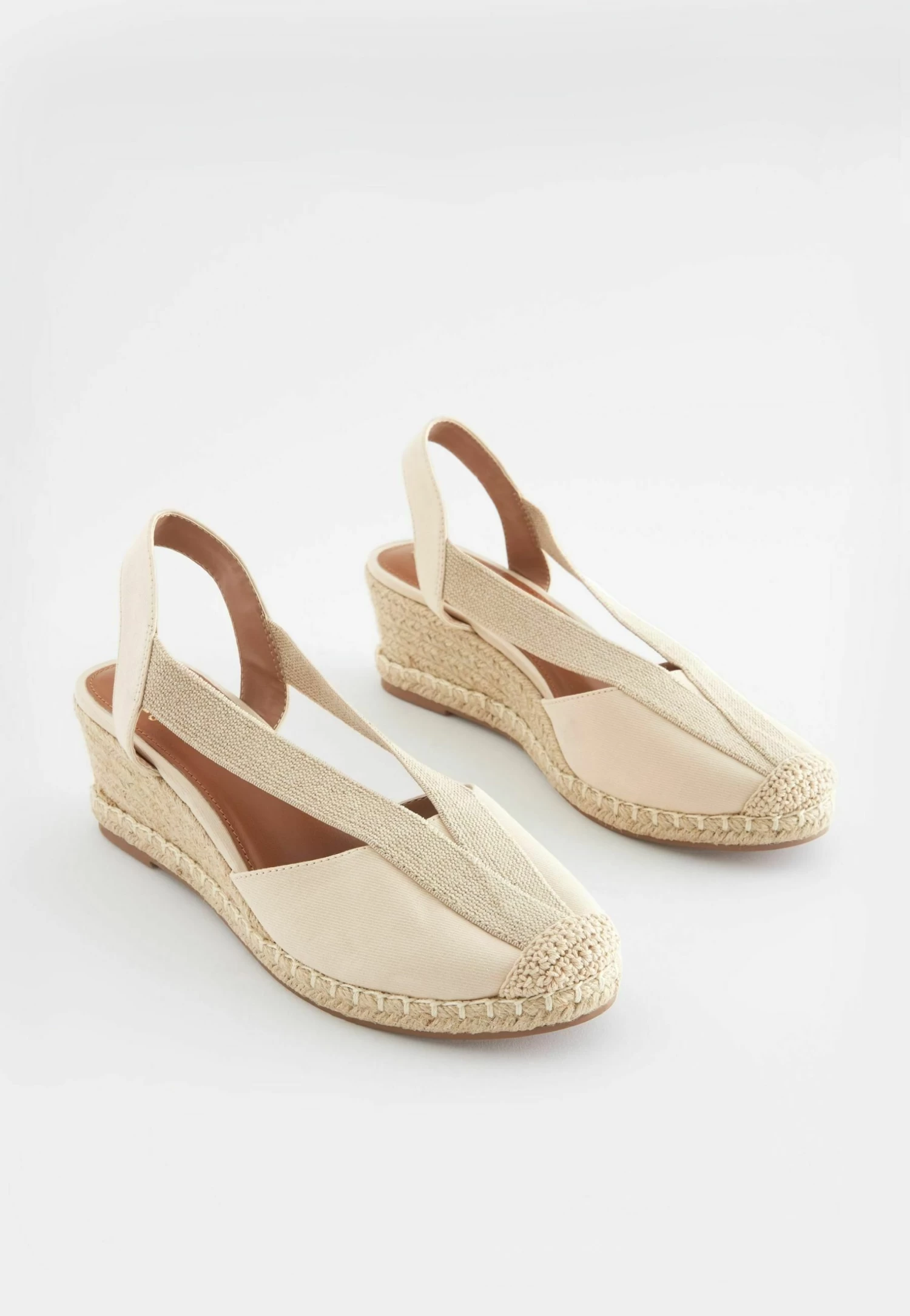 Next Forever Comfort Elastic Closed Toe Regular Wide Fit - Cuñas - Neutral 4 Next Forever Comfort Elastic Closed Toe Regular Wide Fit - Cuñas - Neutral - Imagen 2