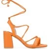 Con Cuerdas - Sandalias De Tacón - Naranja -Zapato Tienda a51645f56fc24c82a7b98e0b3bc6192b