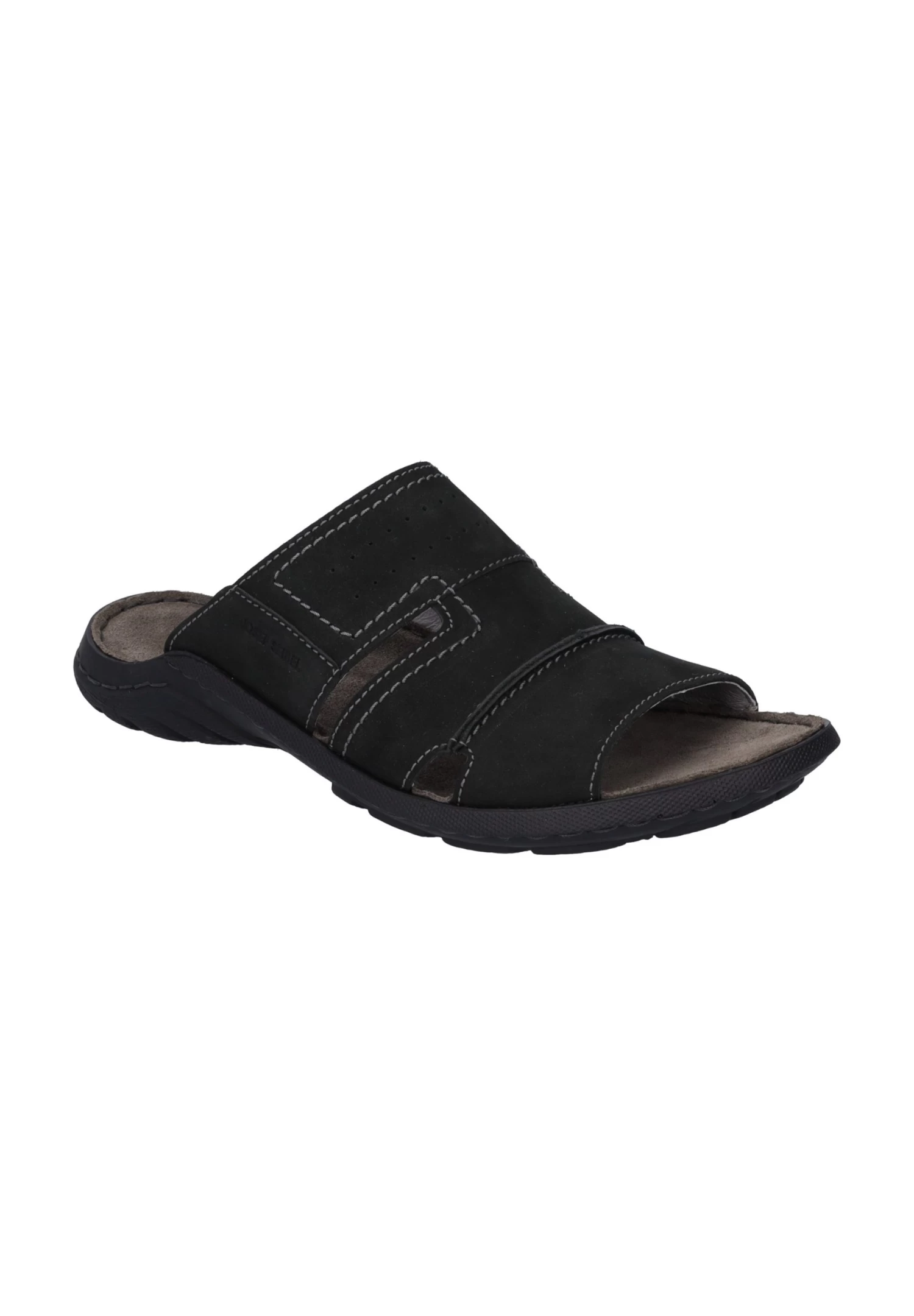 Josef Seibel Logan - Sandalias Planas - Schwarz 4 Josef Seibel Logan - Sandalias Planas - Schwarz - Imagen 2