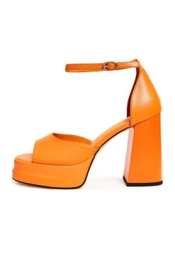 Sandalias Con Plataforma - Orange 15 Sandalias Con Plataforma - Orange -Zapato Tienda ae9633b5574f423e93255bce04dc54f6