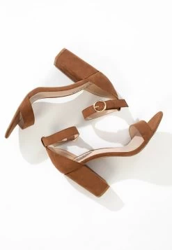 Sandalias De Tacón - Camel 16 Sandalias De Tacón - Camel -Zapato Tienda b545304227bd464a9f051d042859d329